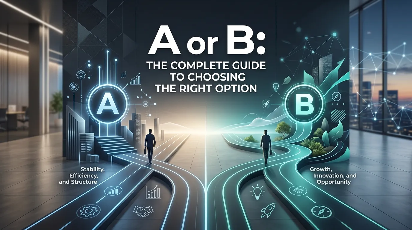 A or B