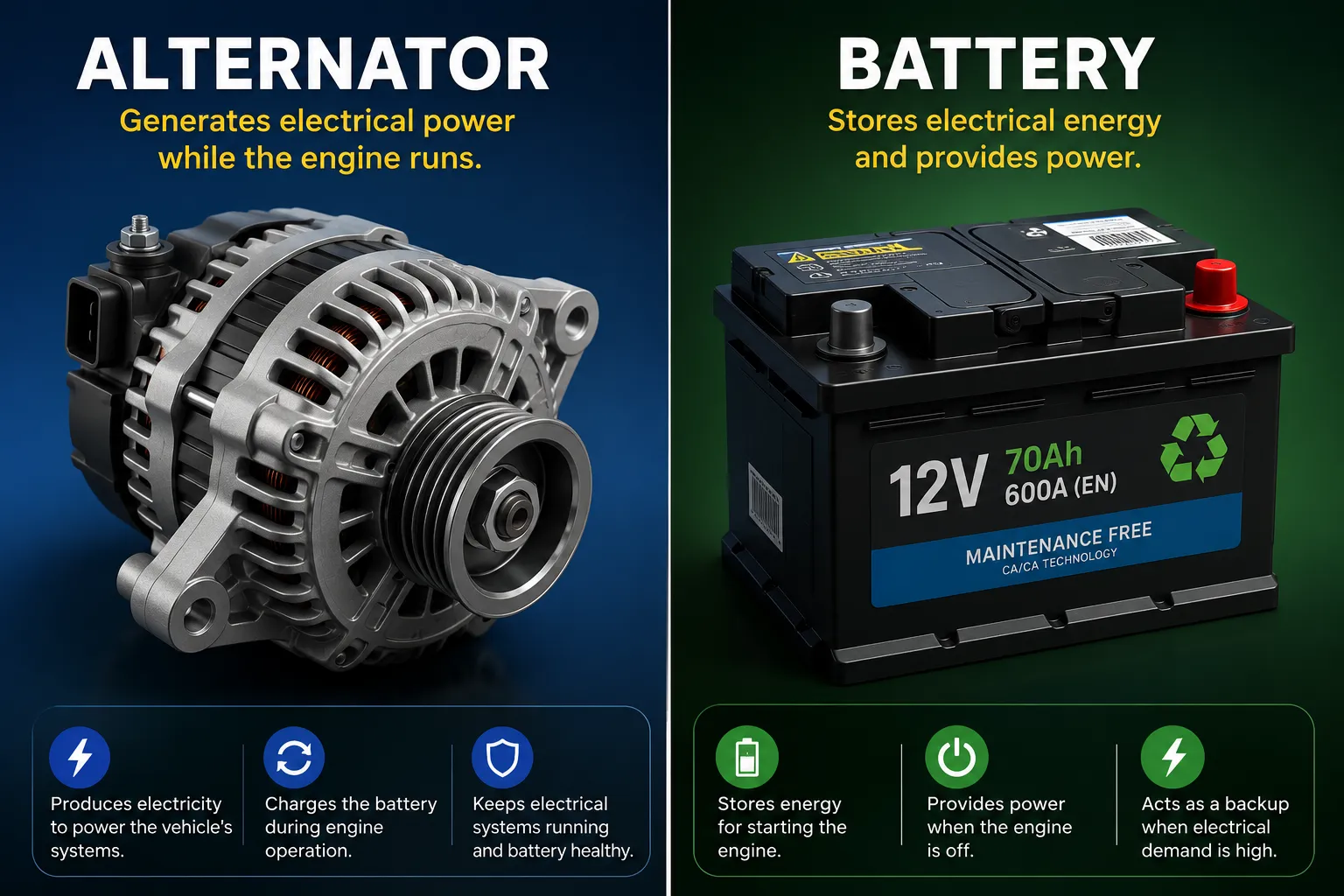 alternator or battery