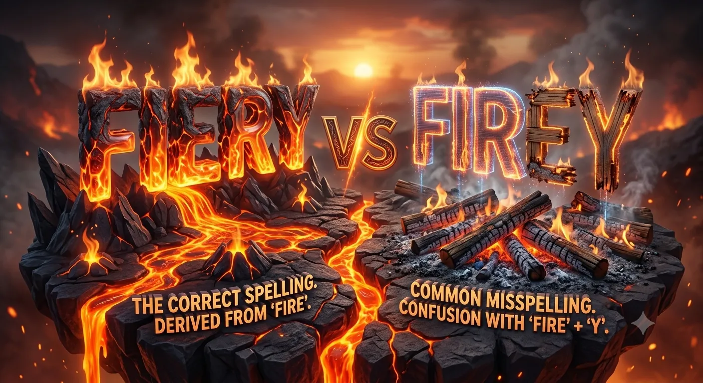 firey or fiery