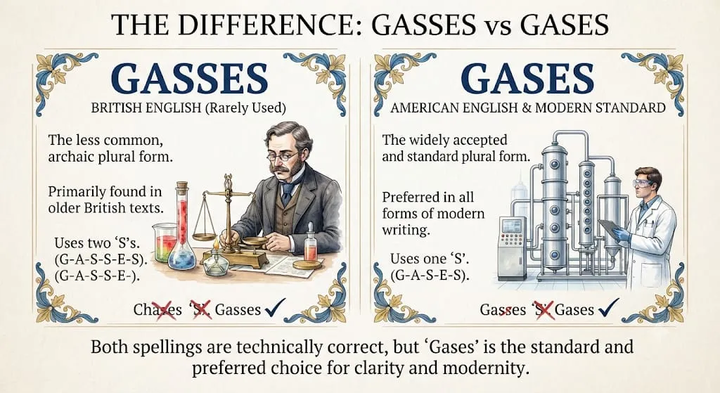 gases or gasses