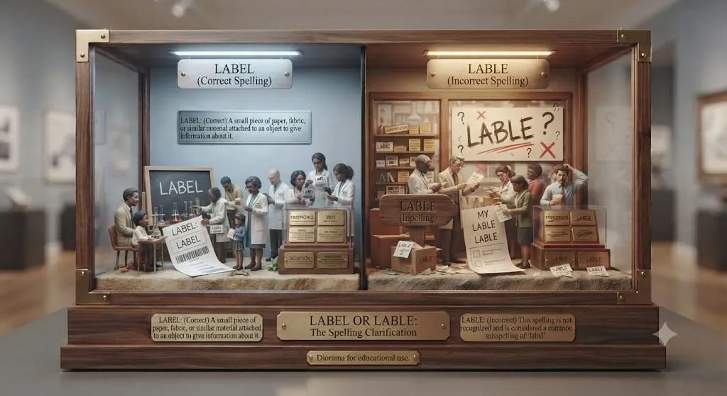 label or lable
