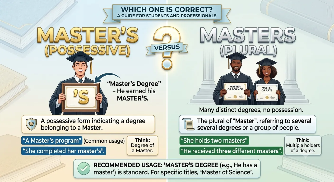 master or master's