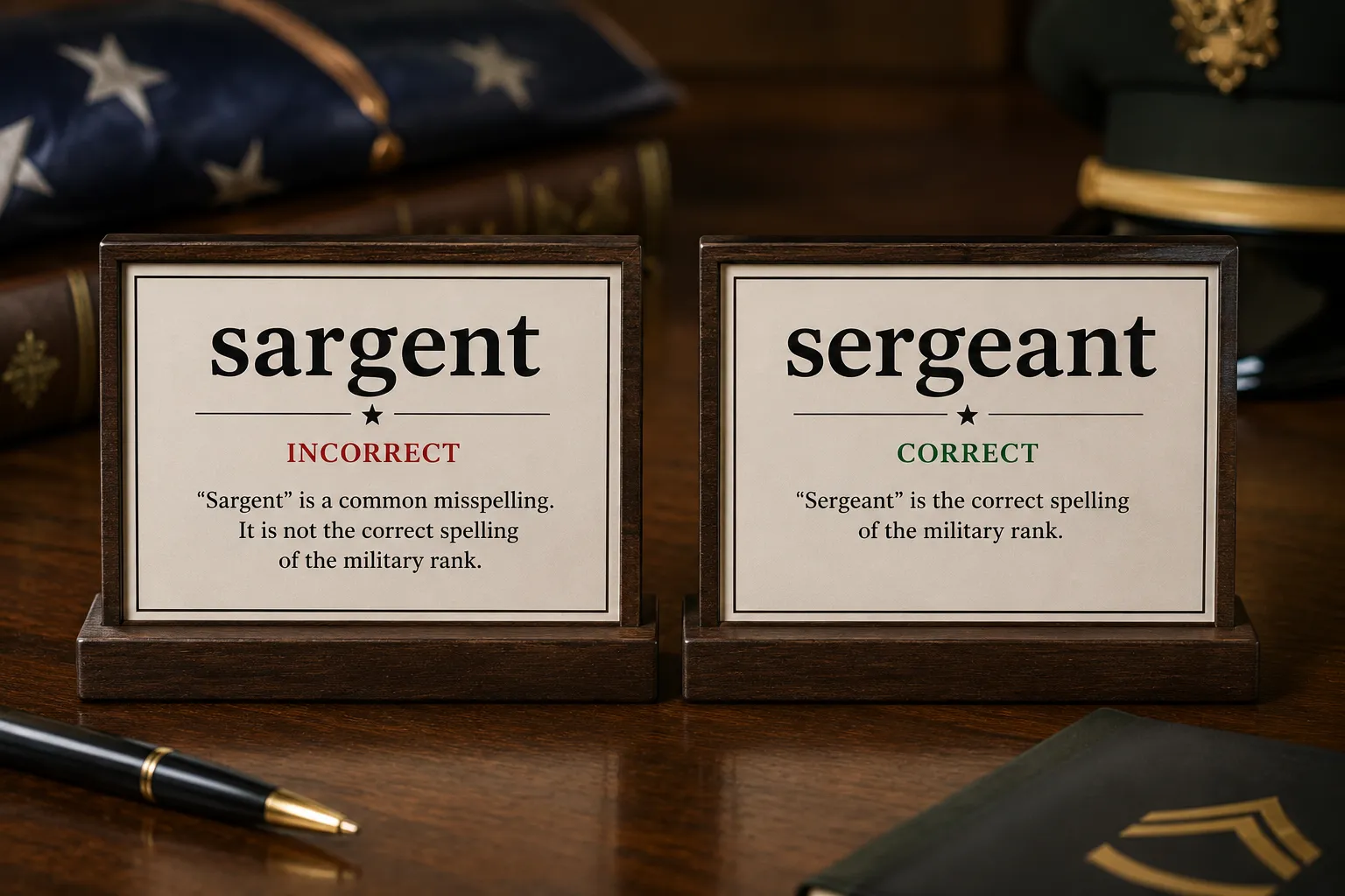sargent or sergeant