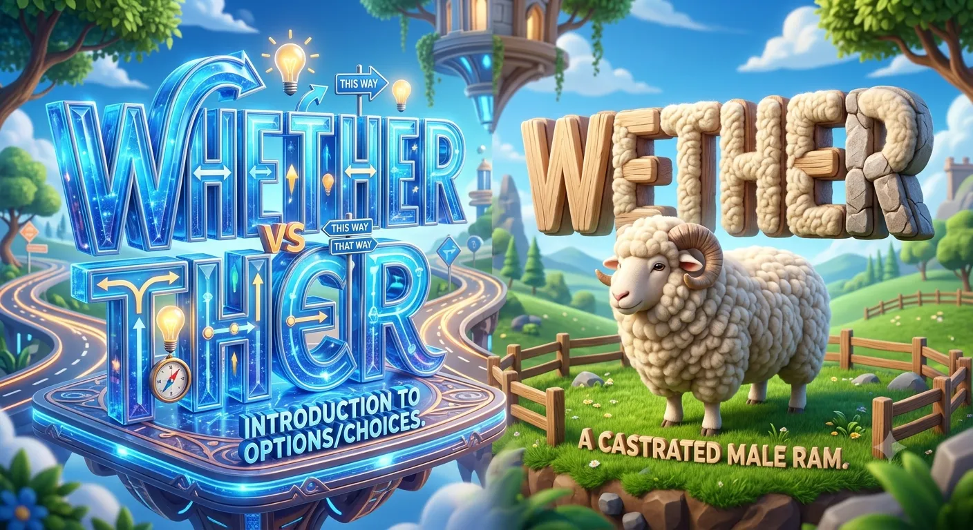 wether or whether