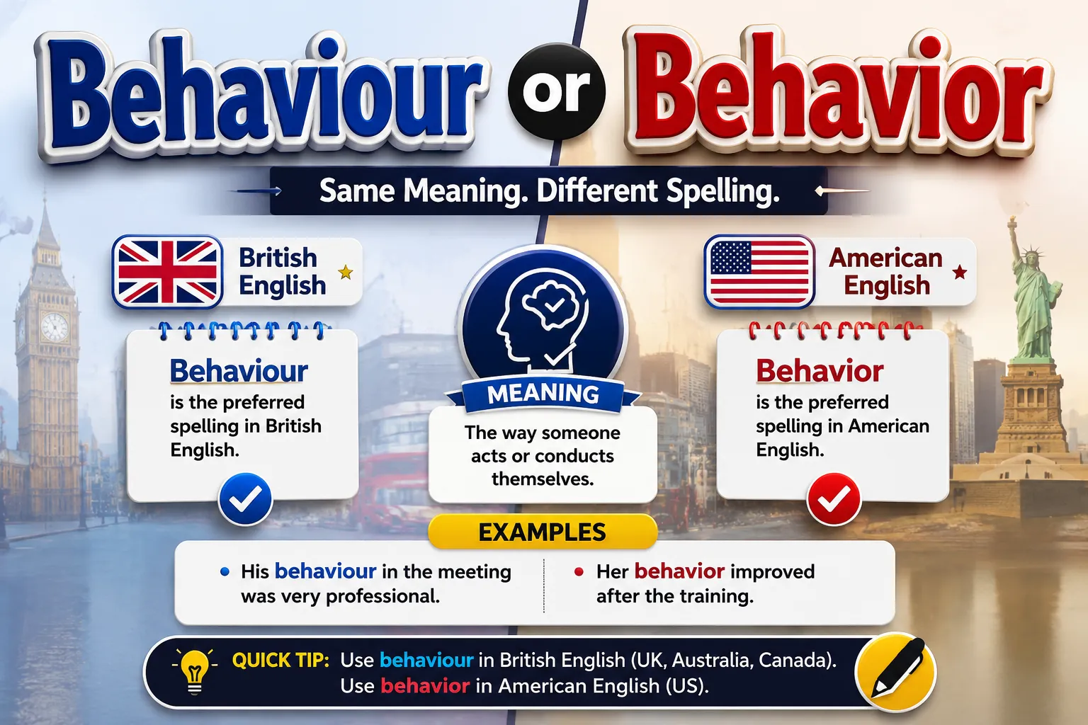 Behaviour or Behavior