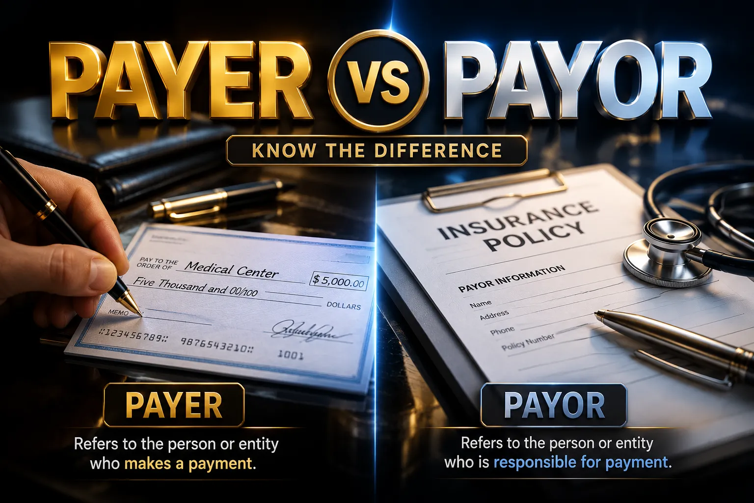 Payer or Payor