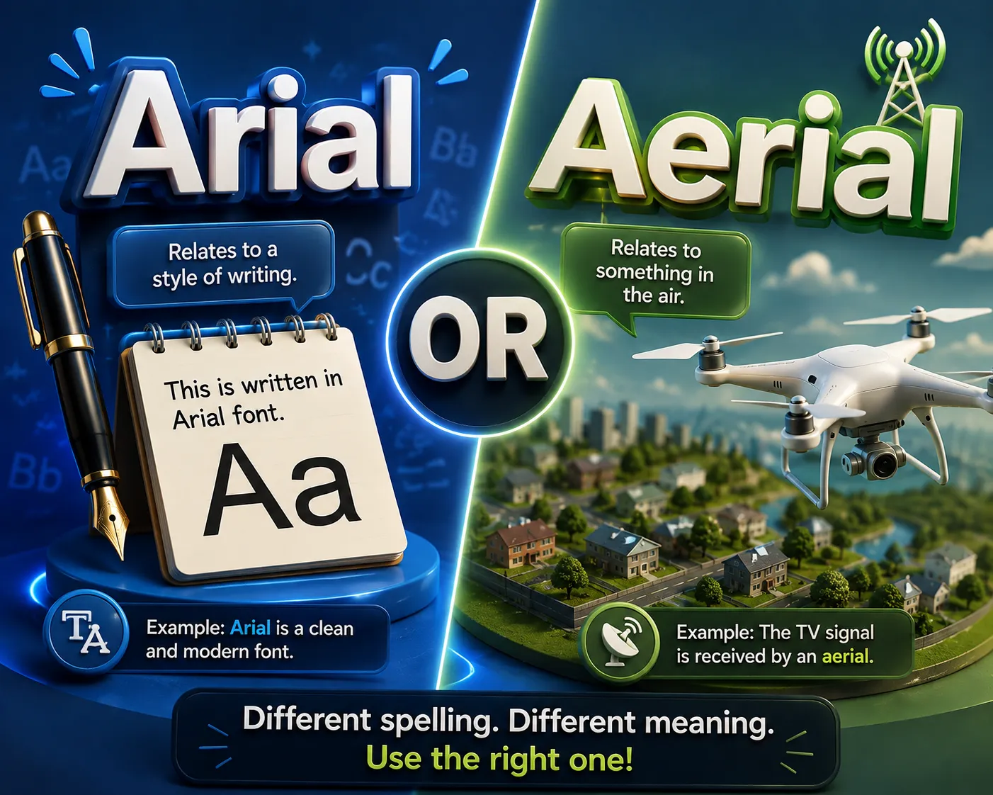 arial or aerial