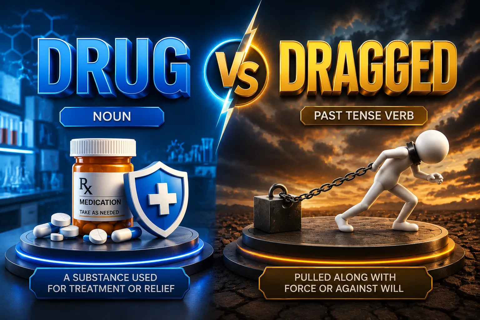 drug or dragged