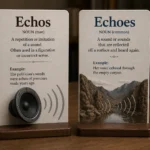 echos or echoes