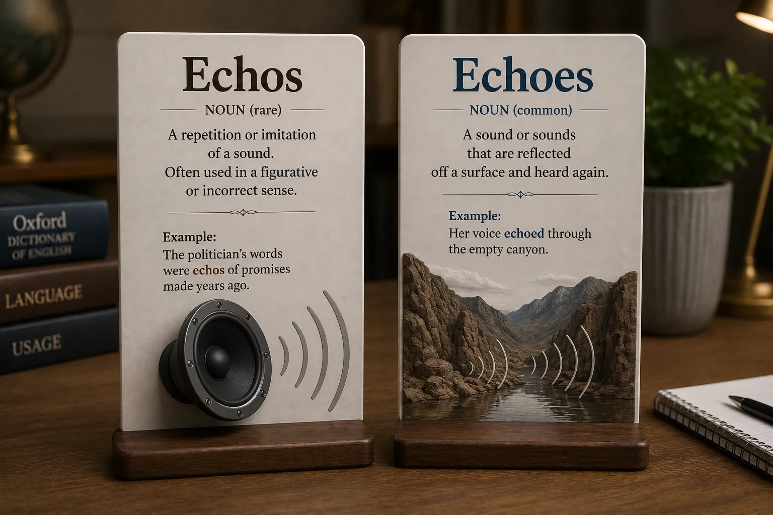 echos or echoes
