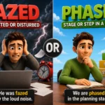 fazed or phased