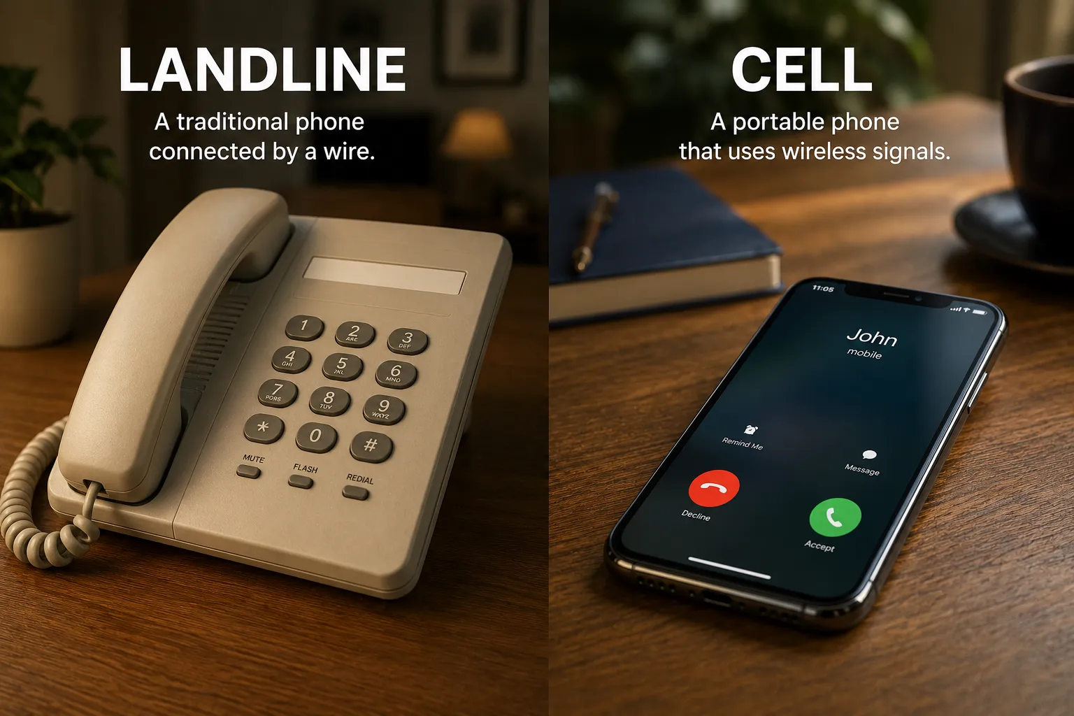 landline or cell