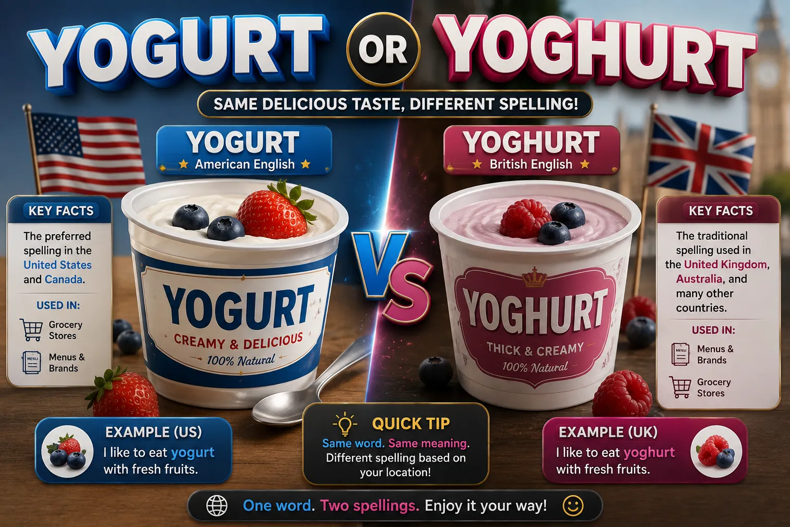 yogurt or yoghurt