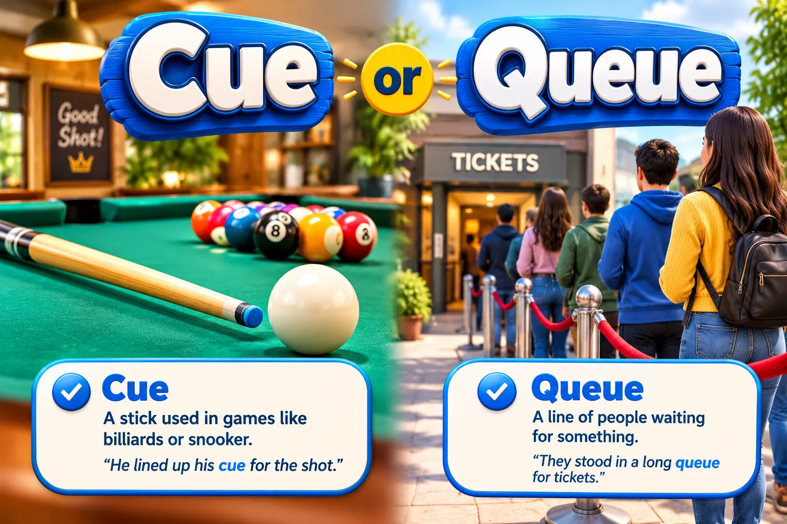 Cue or Queue
