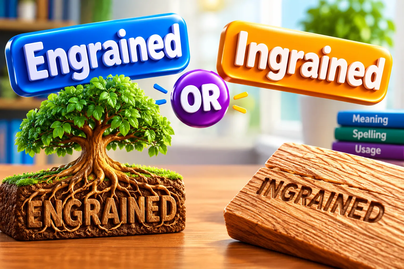 Engrained or Ingrained