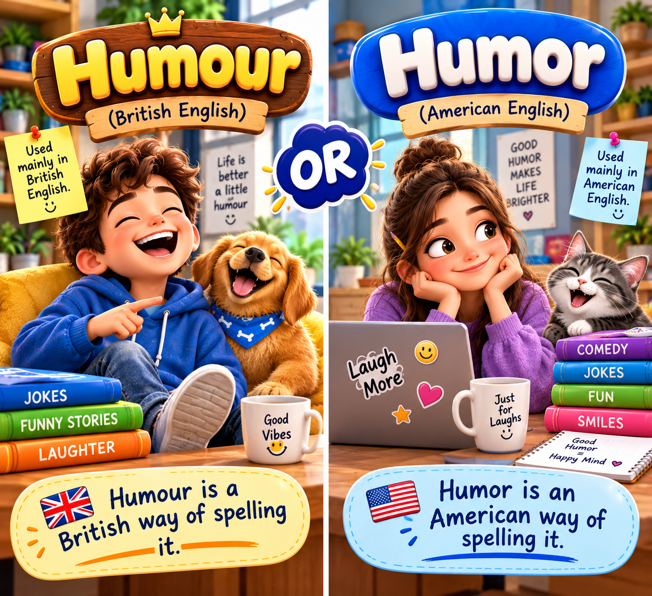 Humour or Humor
