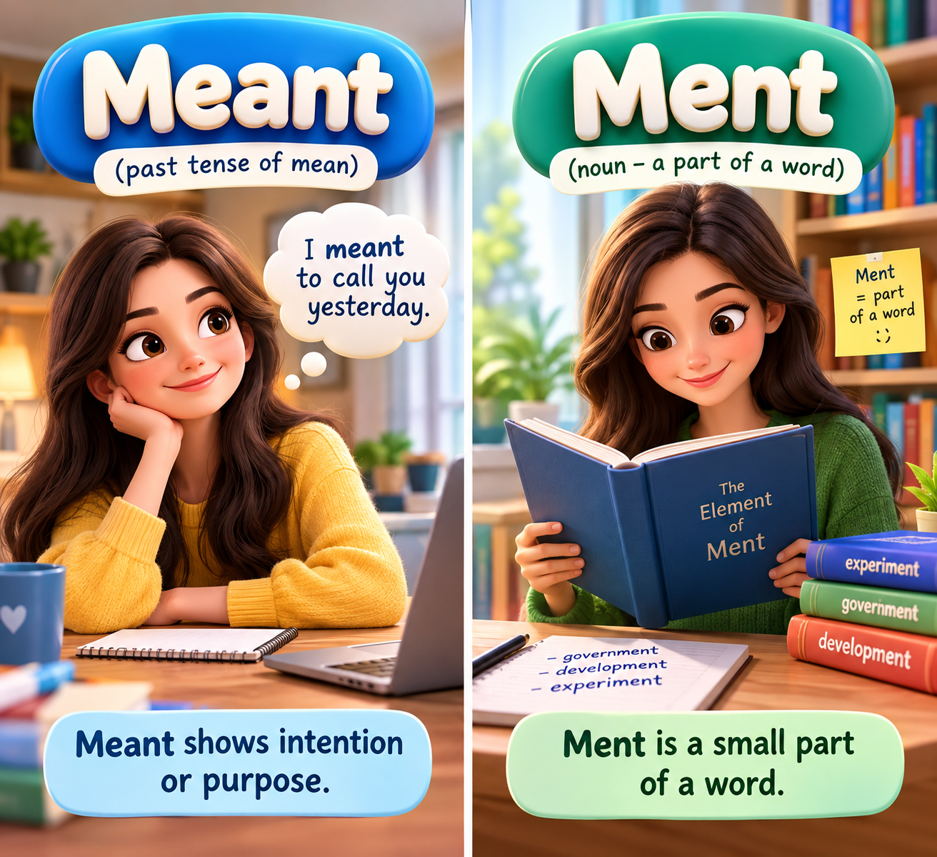 Meant or Ment