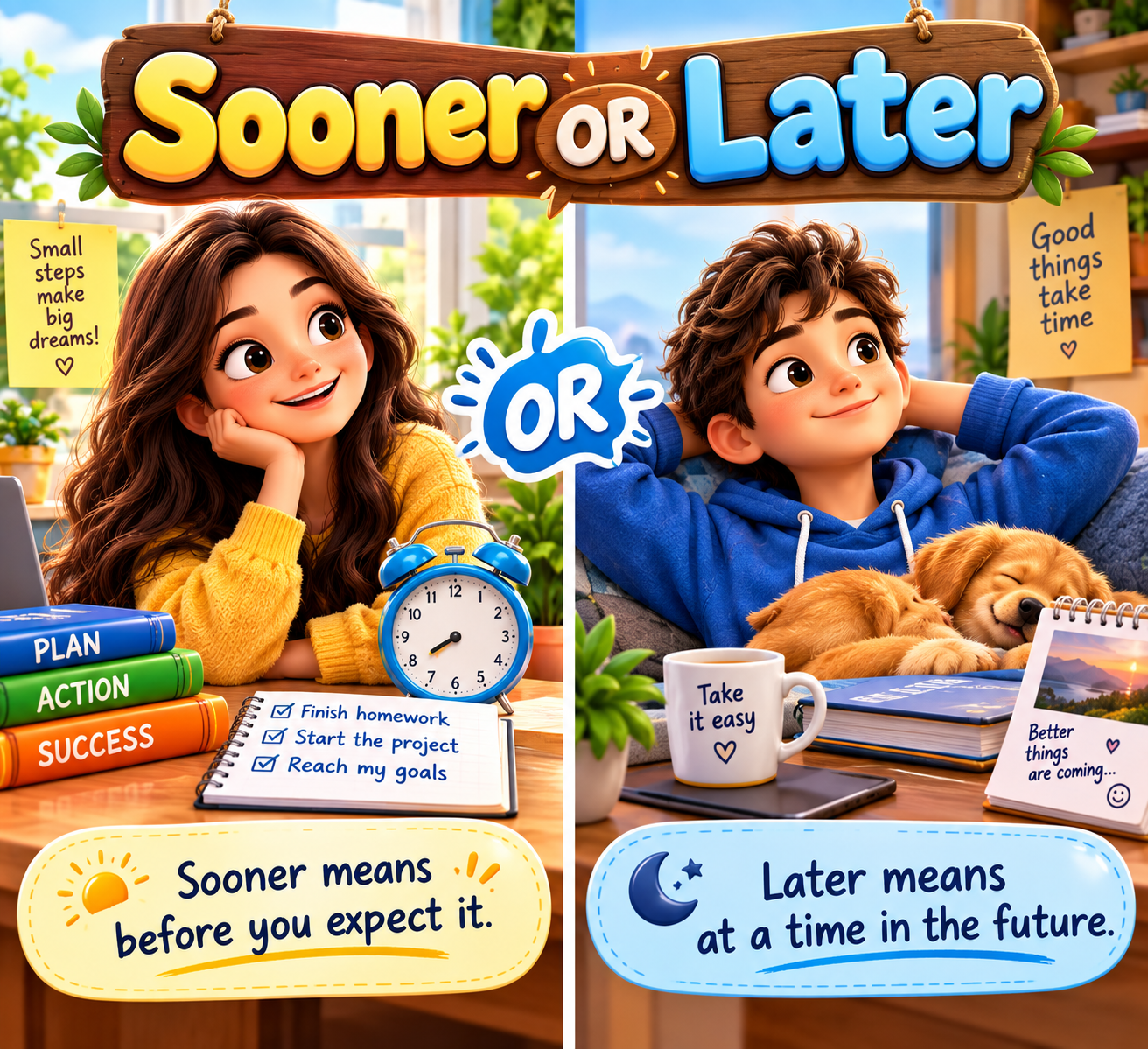 Sooner or Later