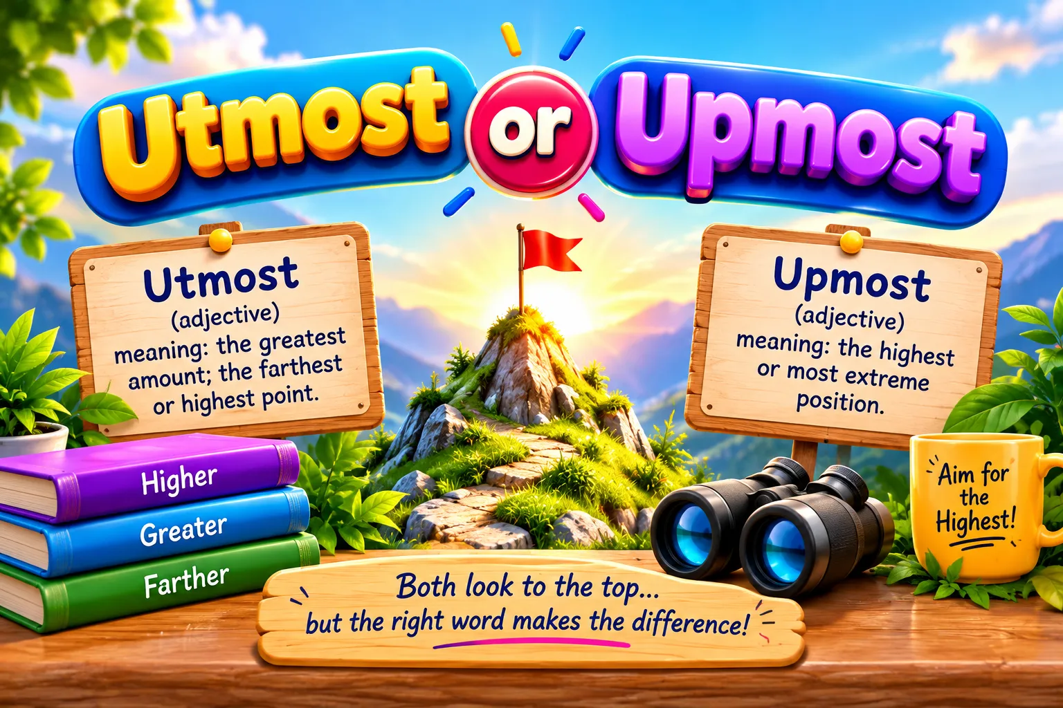 Utmost or Upmost
