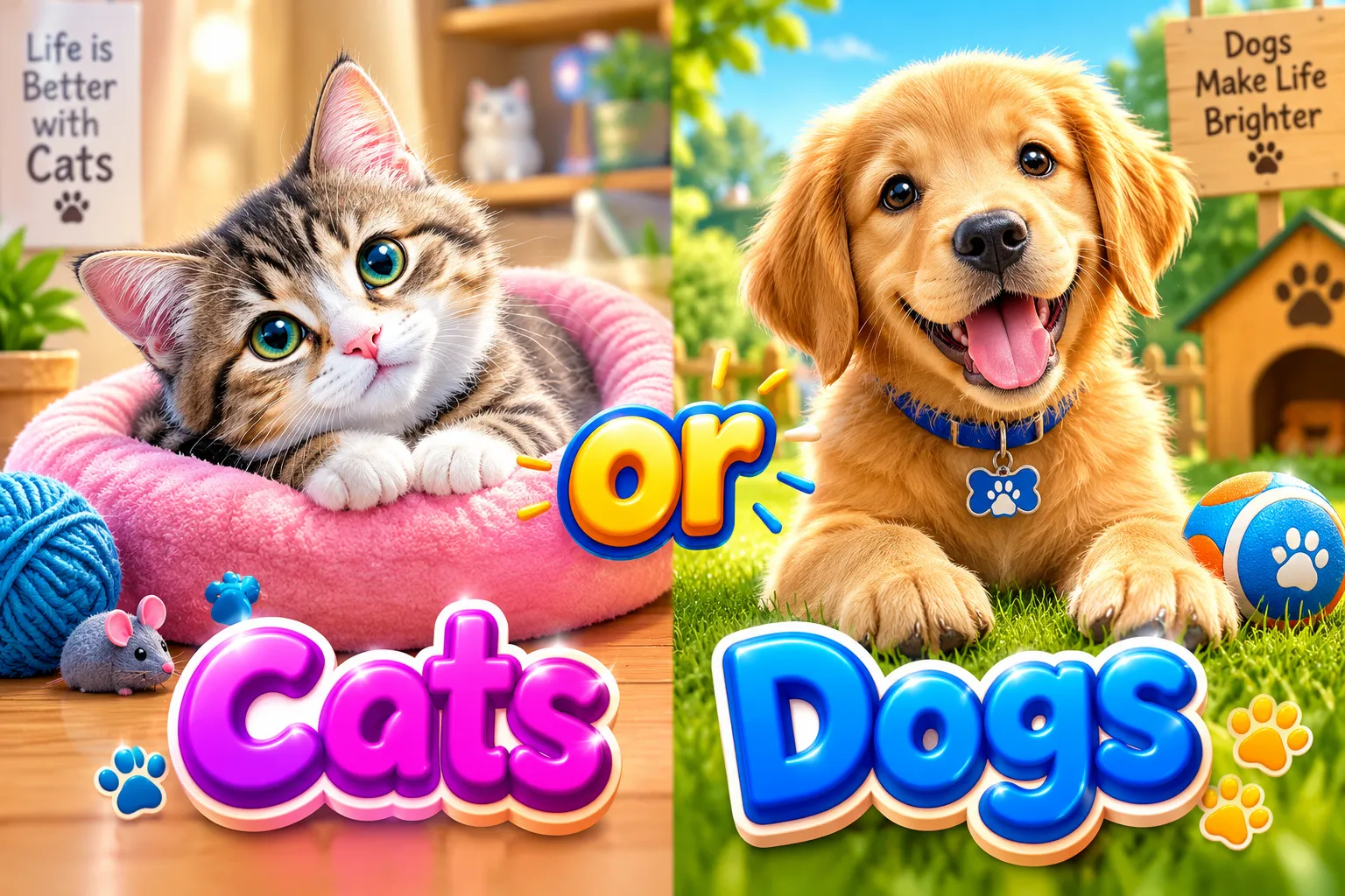 cats or dogs
