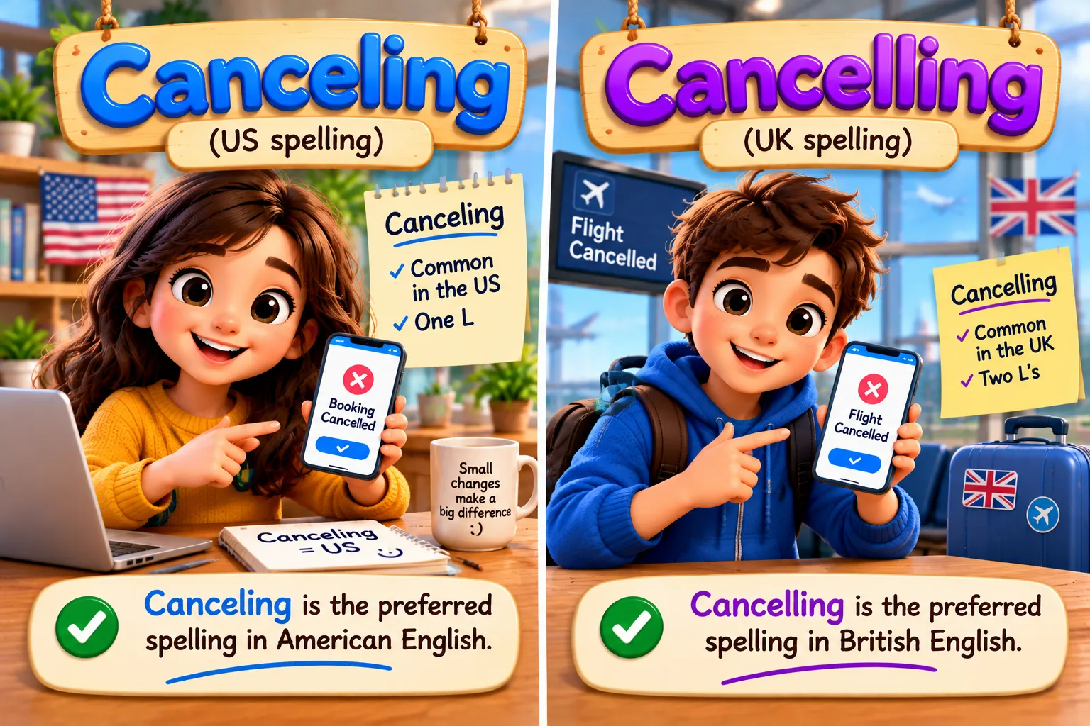 Canceling or Cancelling