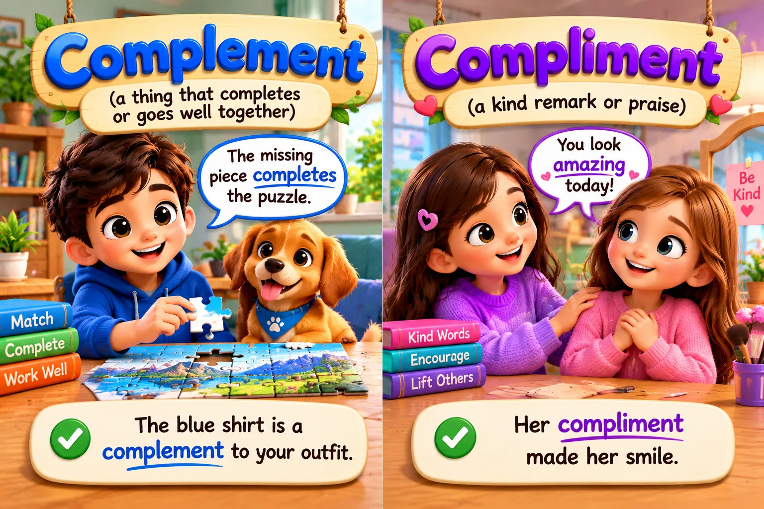 Complement or Compliment