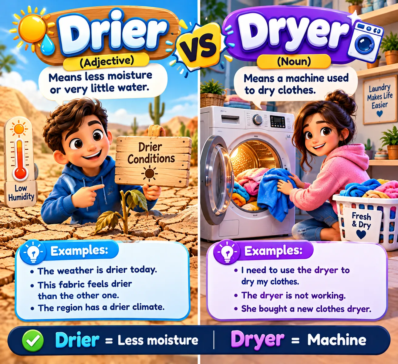 Drier or Dryer