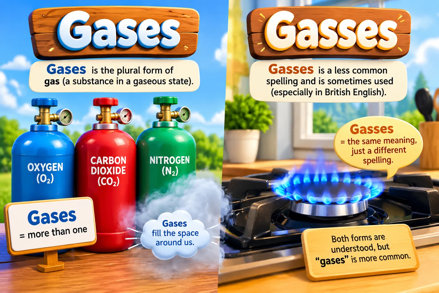 Gases or Gasses