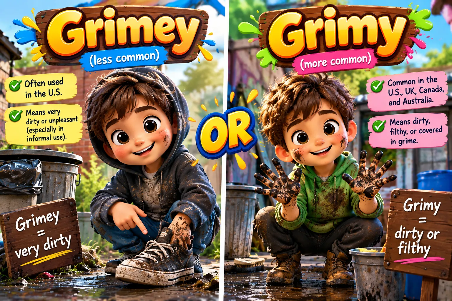 Grimey or Grimy