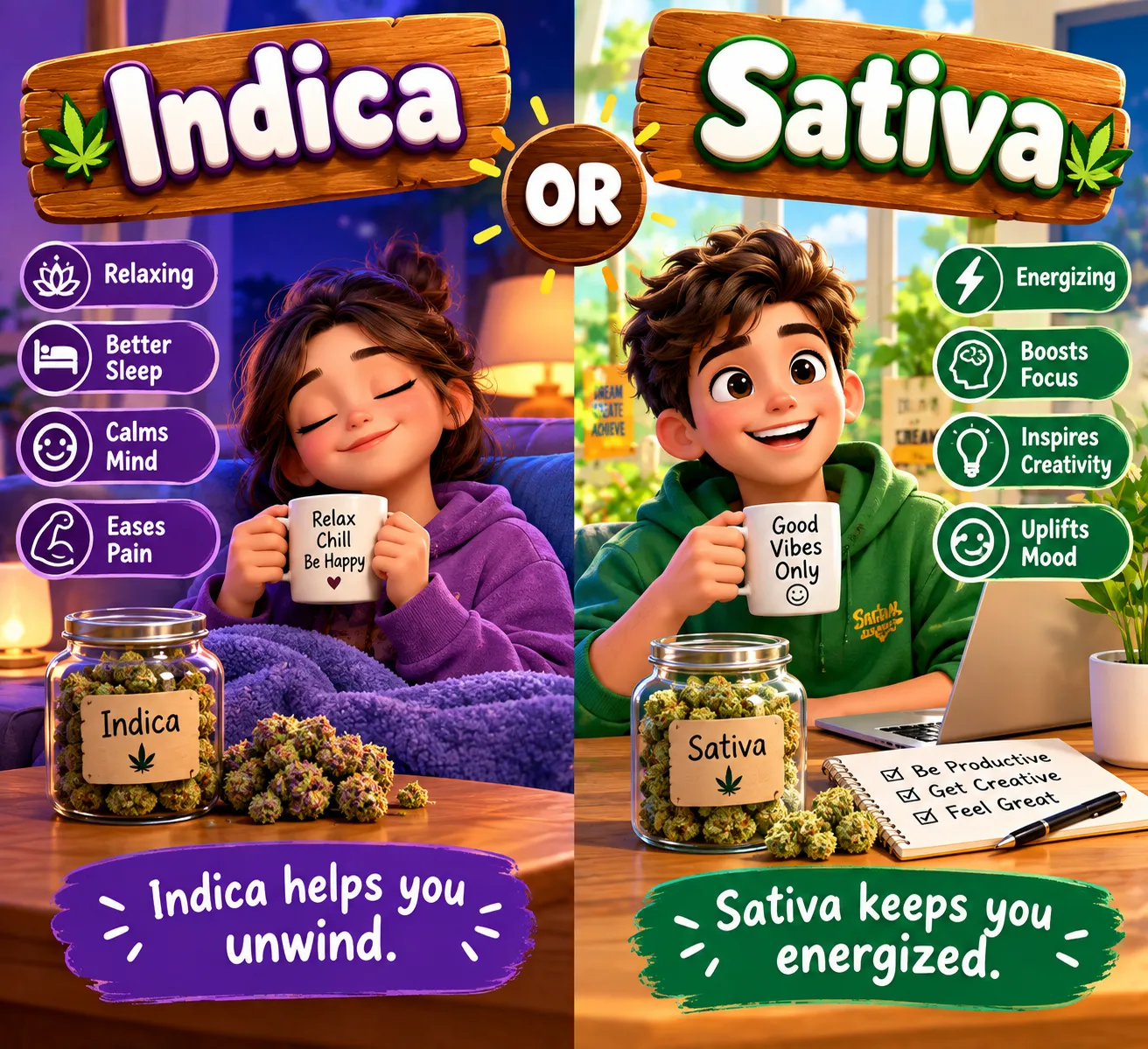 Indica or Sativa