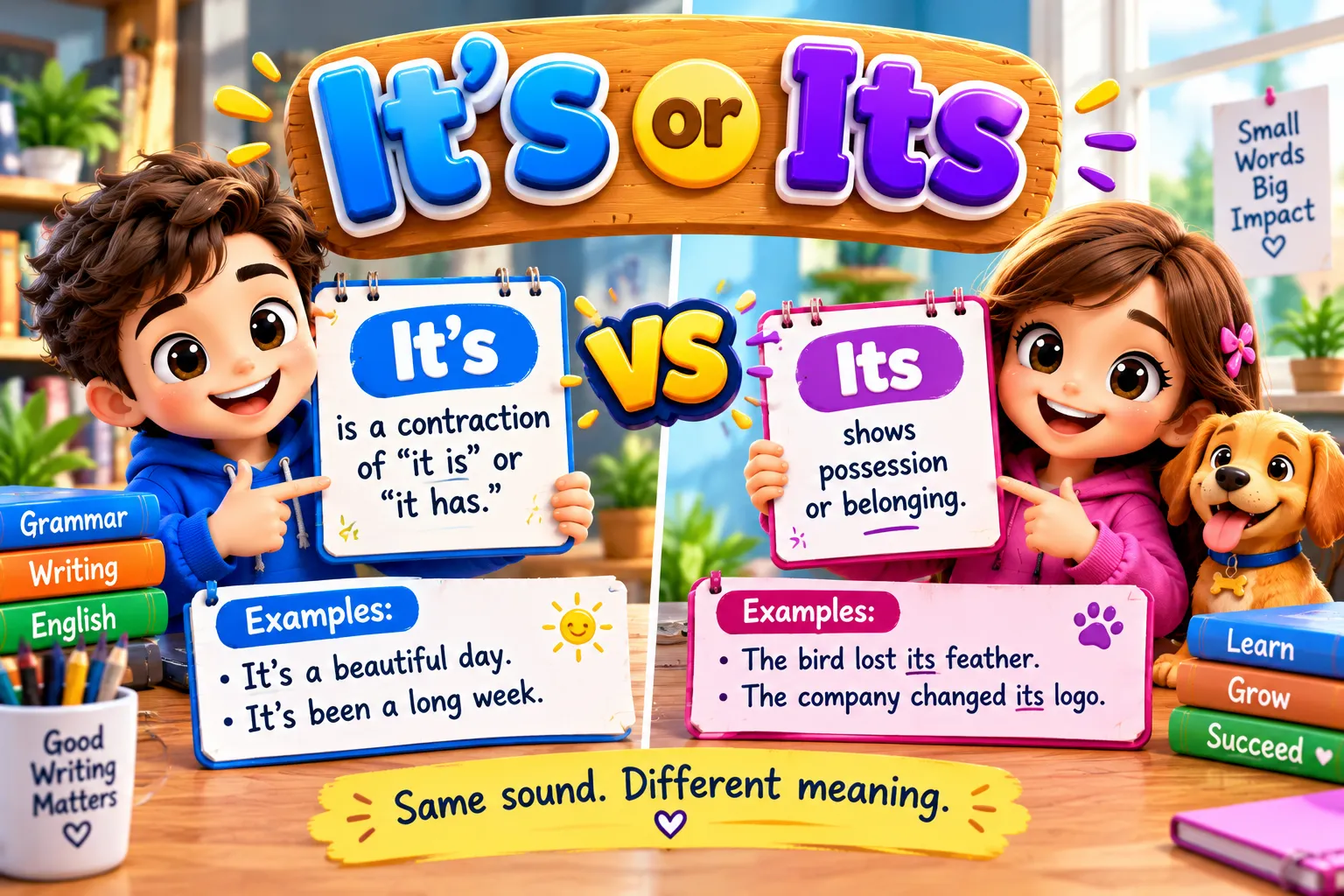 It’s or Its