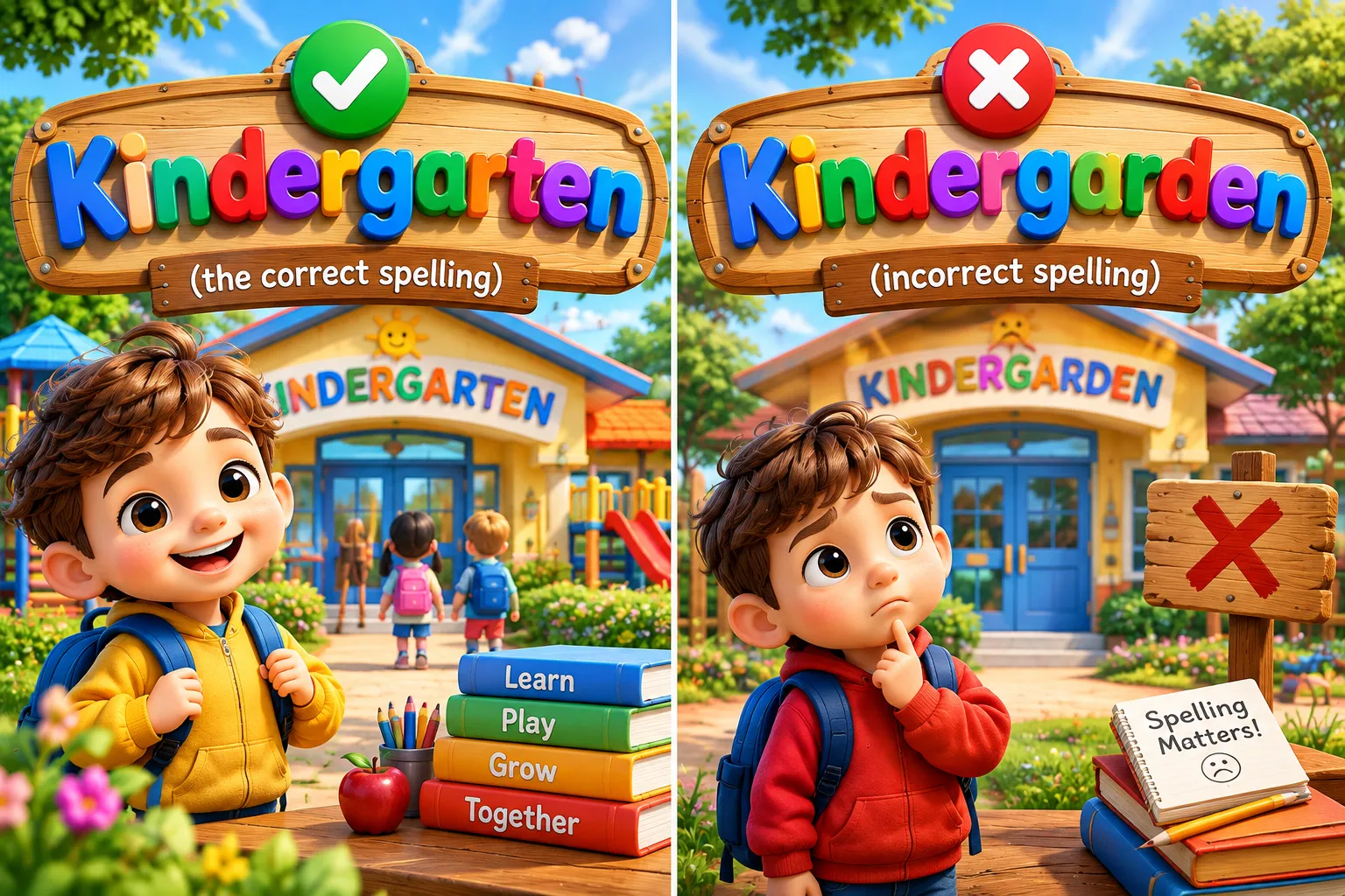 Kindergarten vs. Kindergarden