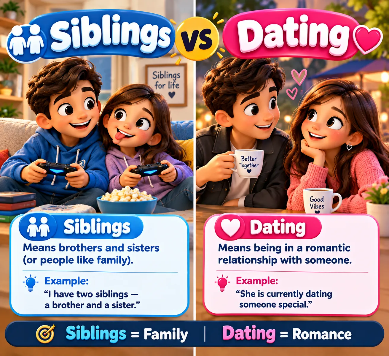 Siblings or Dating