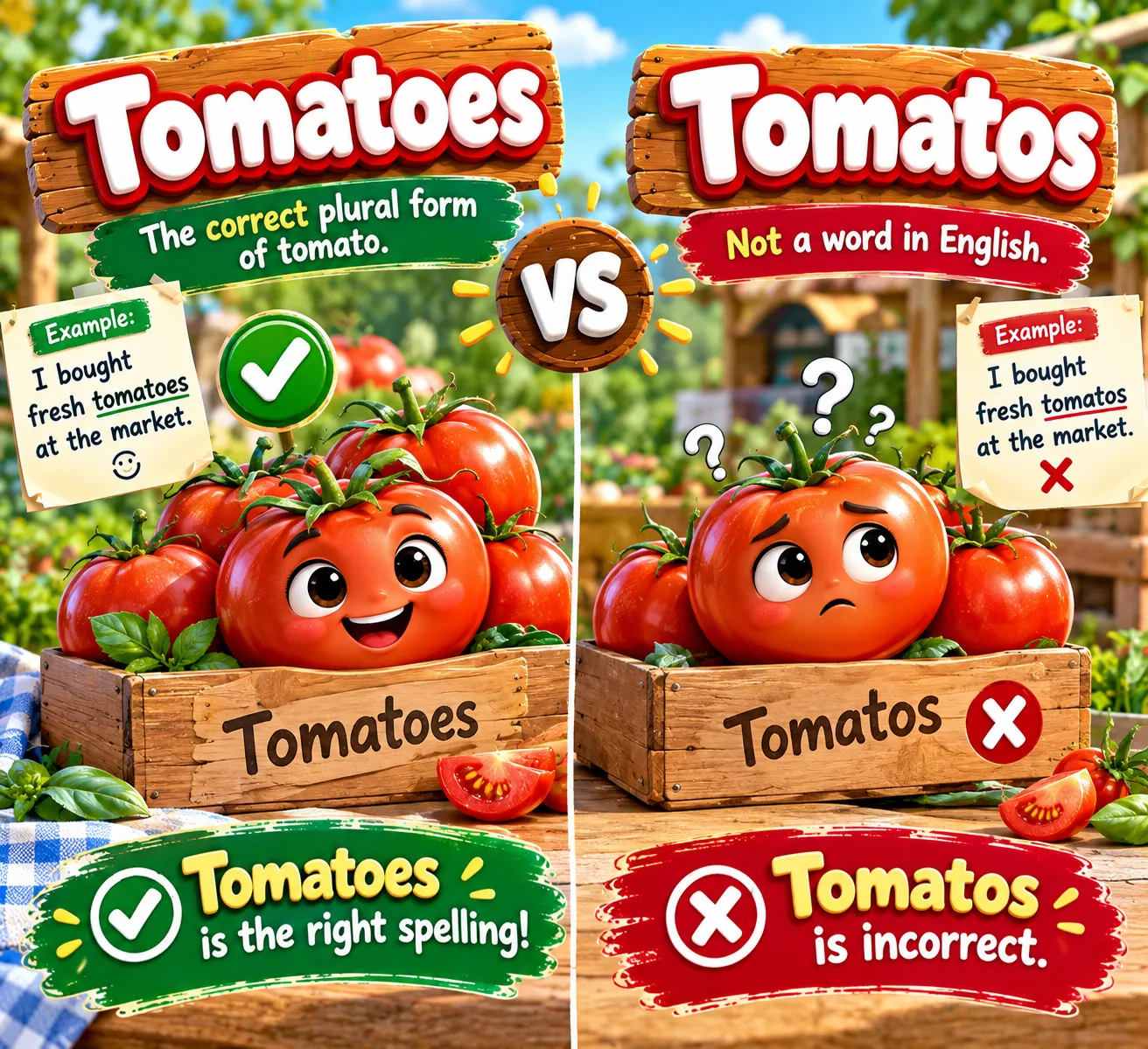 Tomatoes or Tomatos