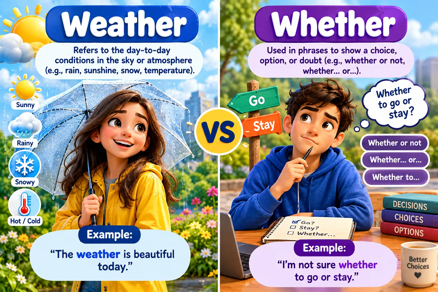 Weather or Whether