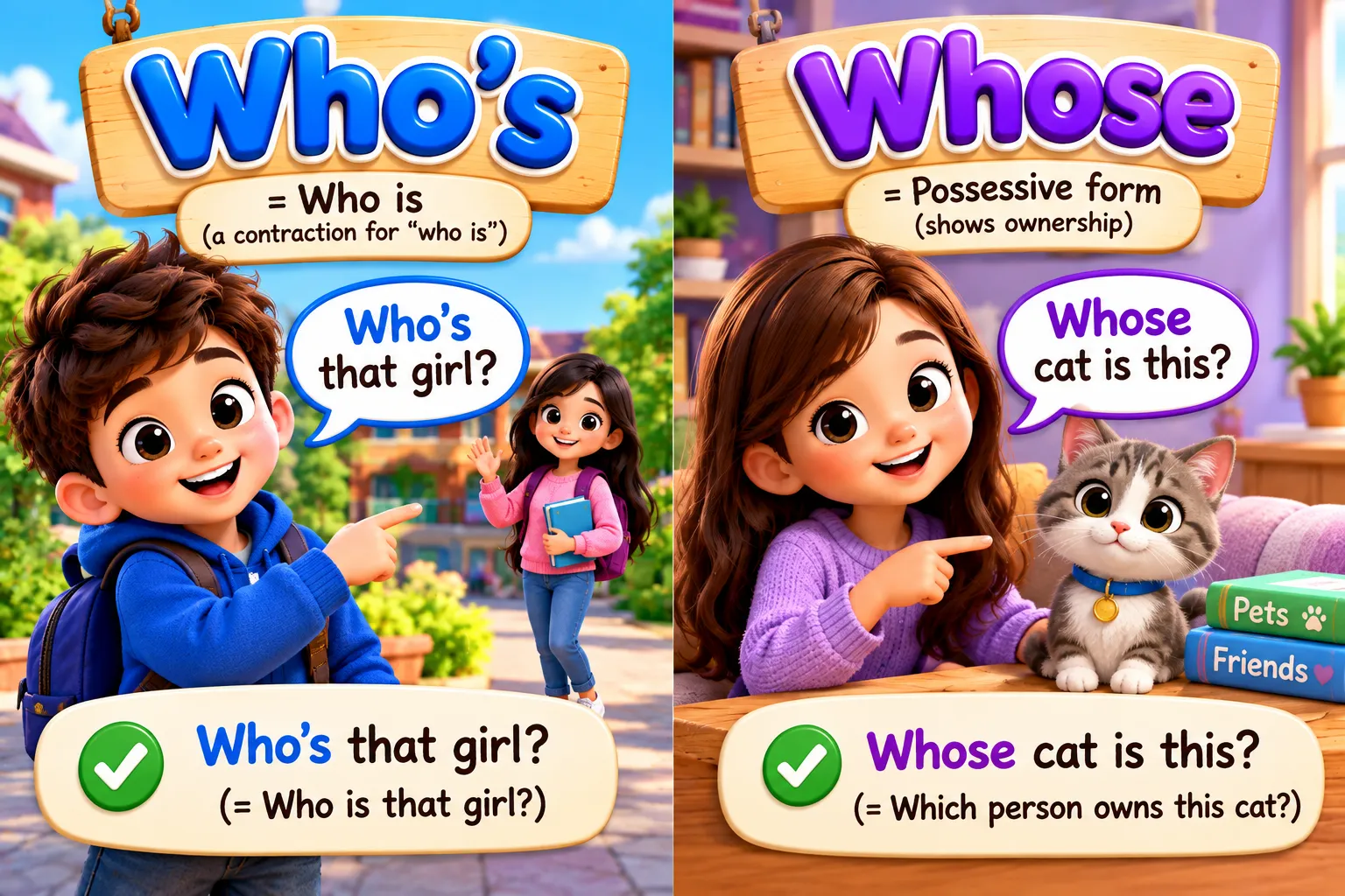 Who’s vs Whose