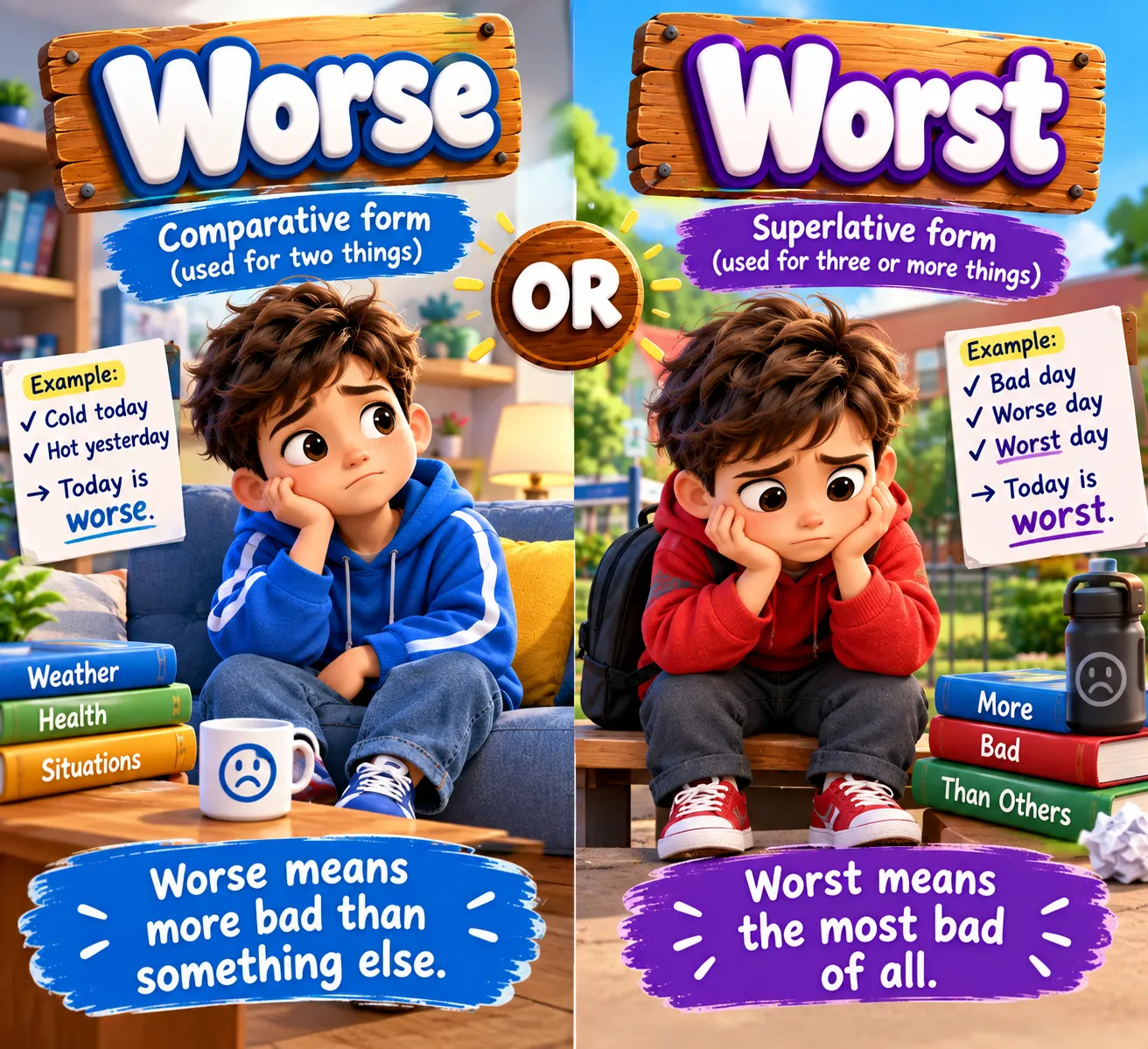 Worse or Worst