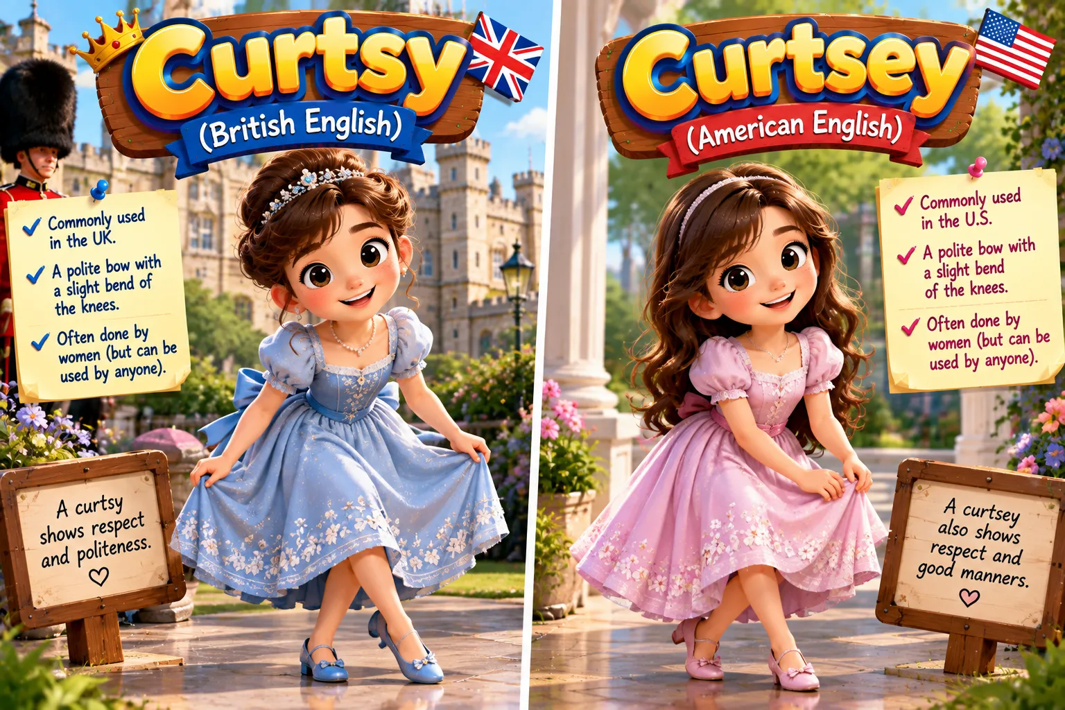 curtsy or curtsey