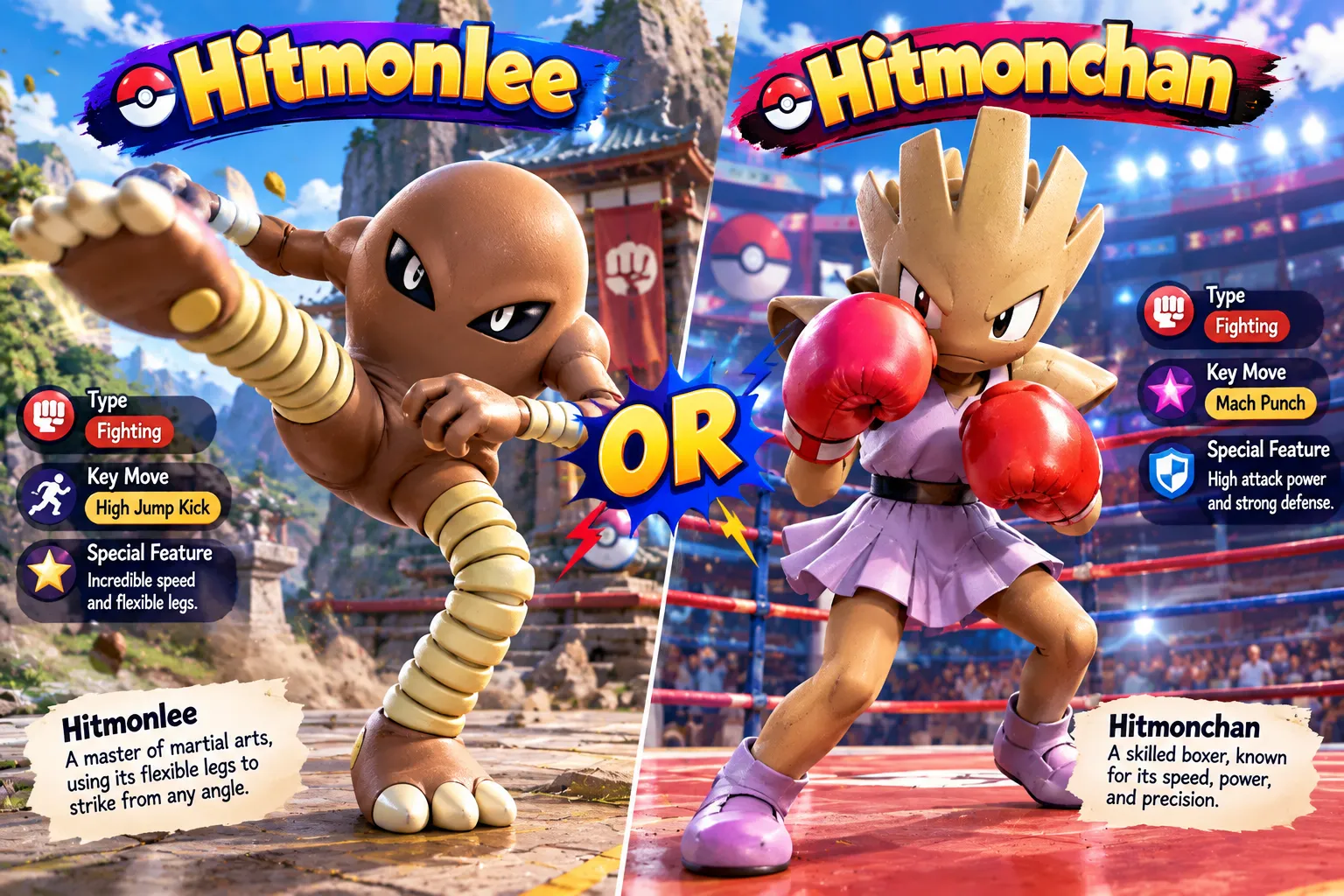 hitmonlee or hitmonchan